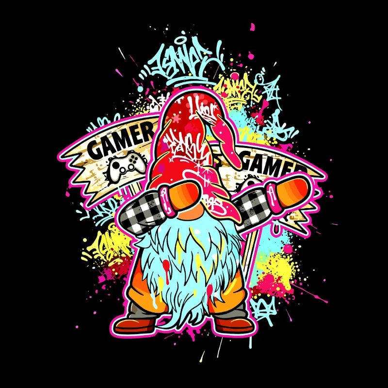 GAMER GNOME Dab Controller Gaming Xmas Zocker