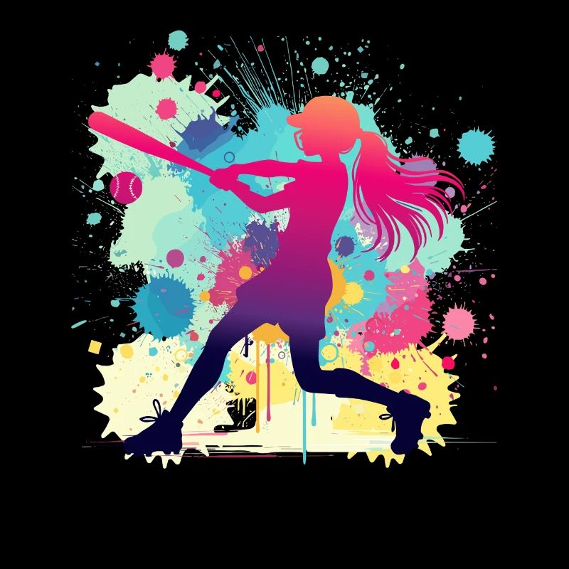 Joueuse de softball, softball, joueuse de softball