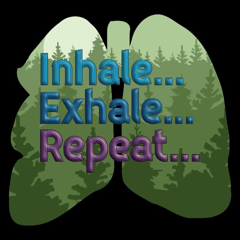 Calm Breathing Tee | Inhale Exhale Repeat Mindfuln