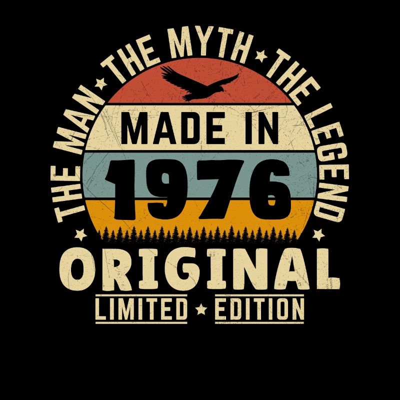 1976 Vintage Retro Geburtstagsgeschenk