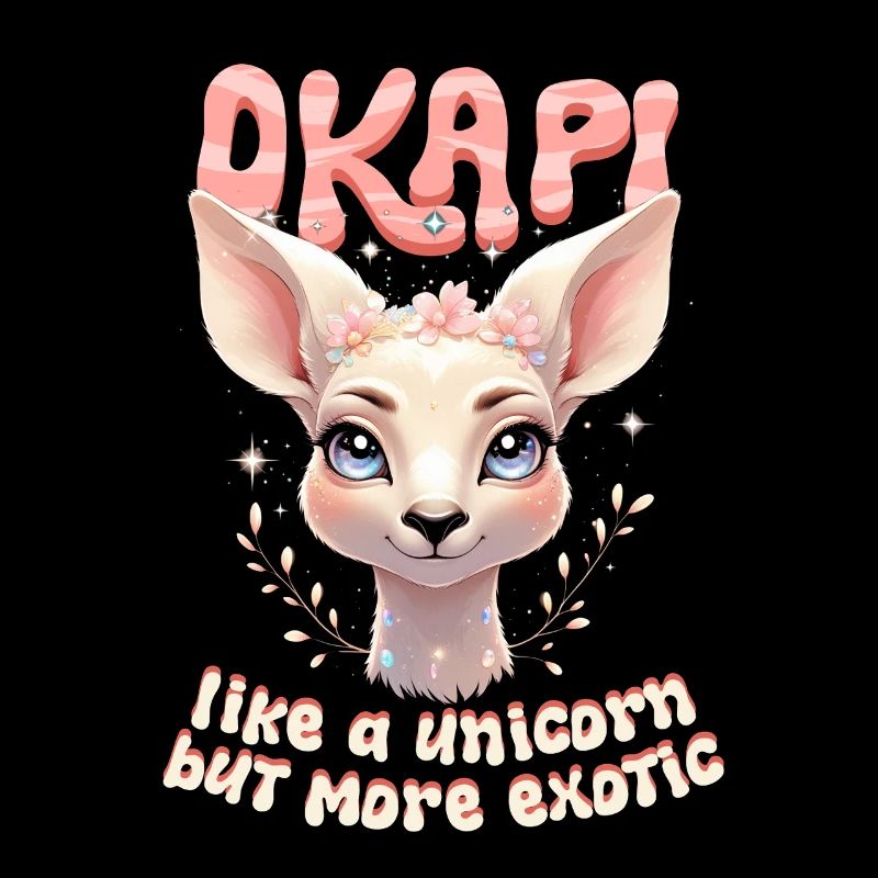 L’okapi comme une licorne mais plus exotique