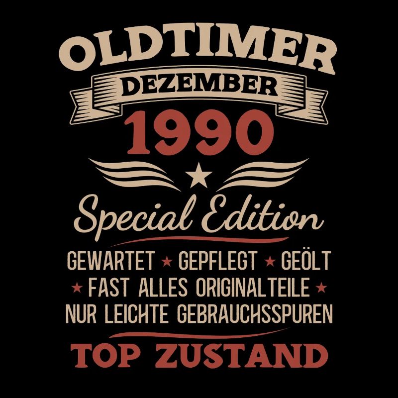 35. Geburtstag Geschenk Oldtimer Dezember 1990
