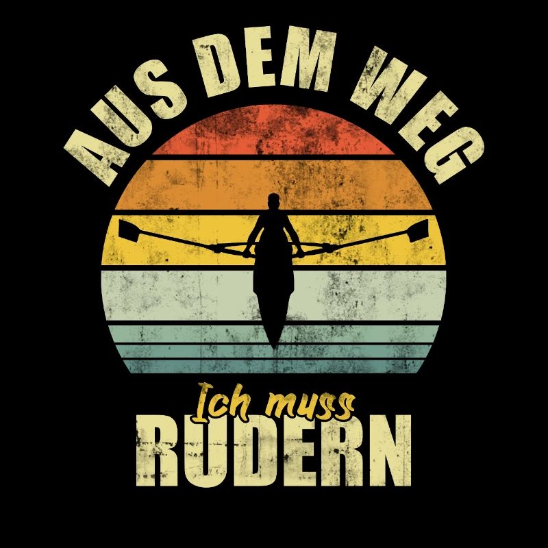 Rameur, rameur, rame, drôle, dire drôle Vintage