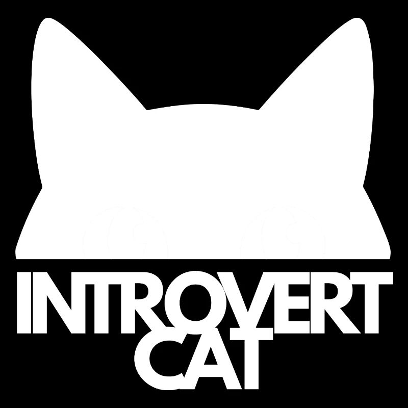 Chat Introvert Silhouette