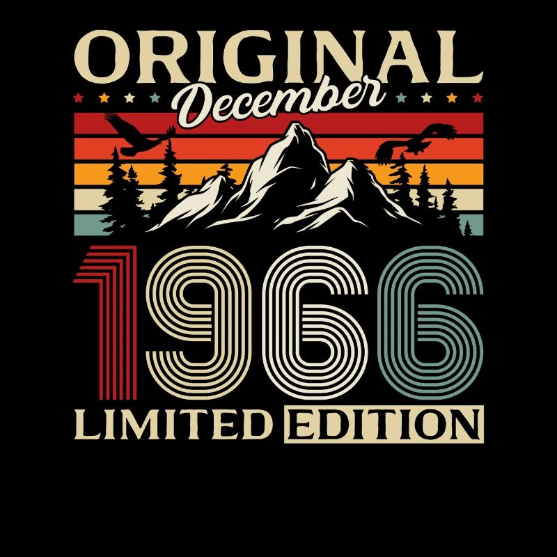 59th Birthday Original December Born 1966