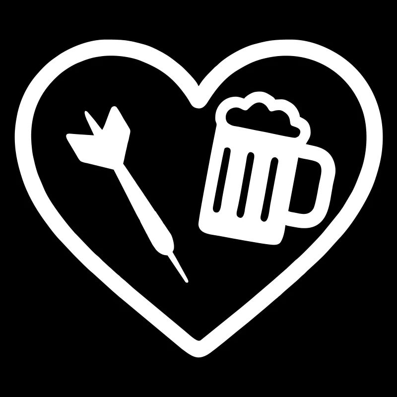 Heart Darts Bier