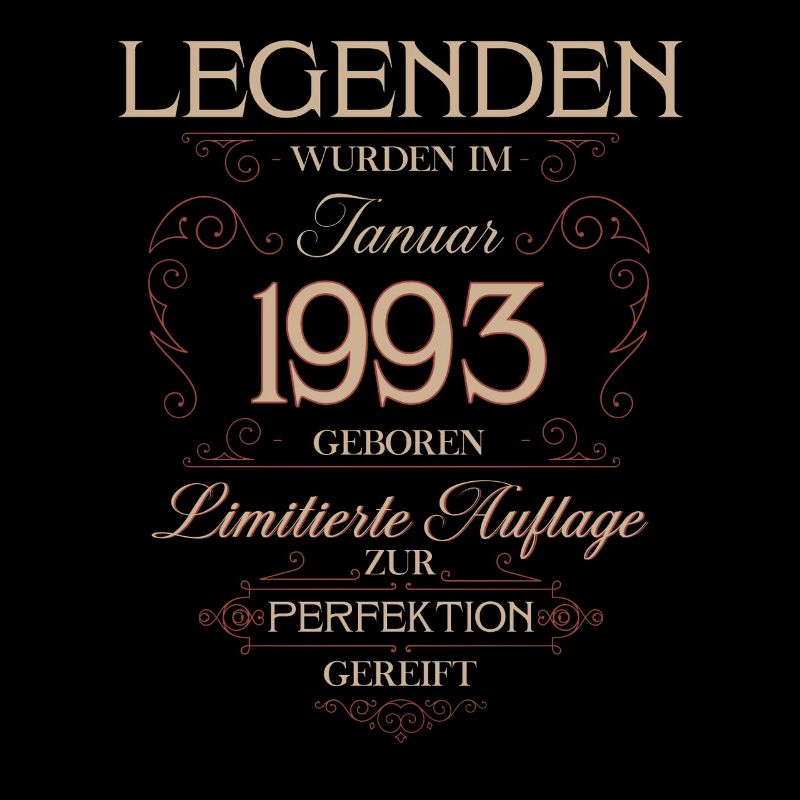 33rd Birthday Legend January 1993
