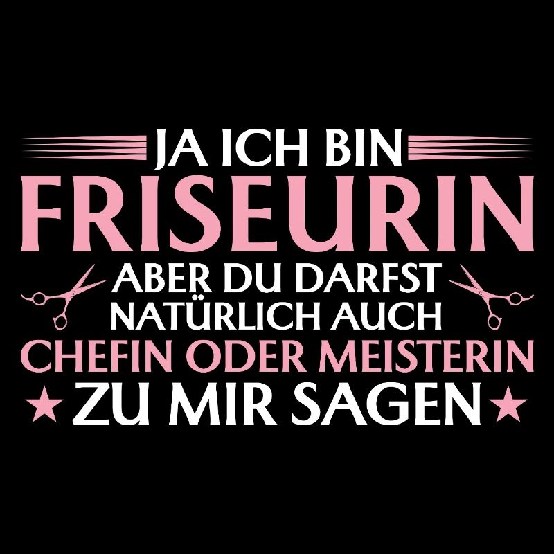 Friseurin Chefin oder Meisterin