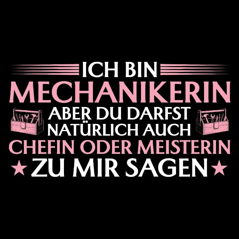 Handwerkerin Chefin oder Meisterin - Mechanikerin