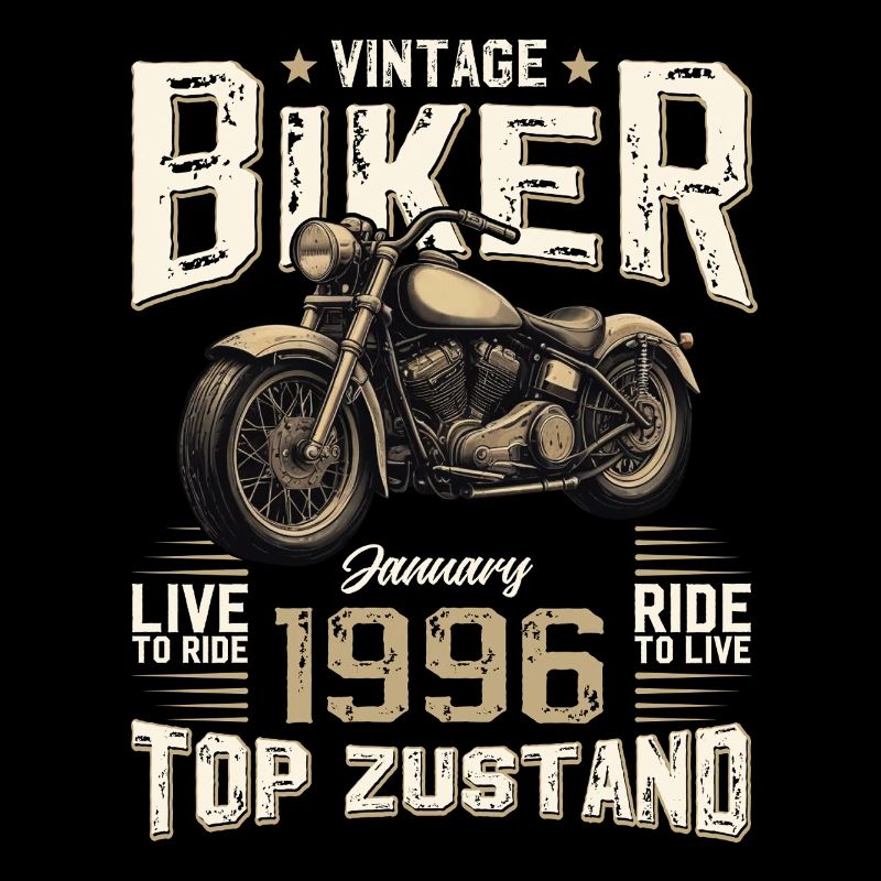 30. Geburtstag Geschenk Motorradfahrer Januar 1996