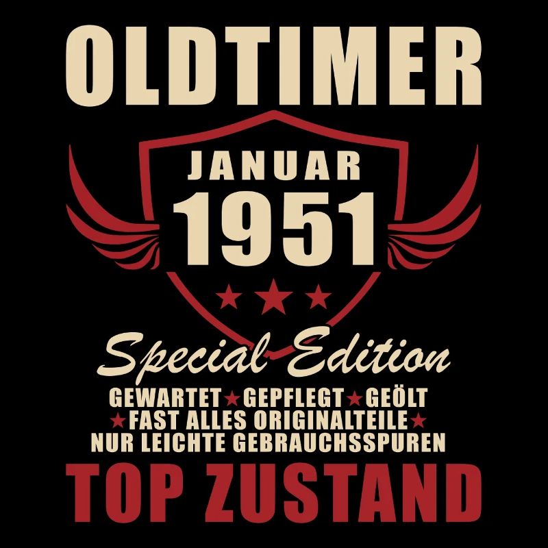 75e anniversaire Millésime de janvier 1951