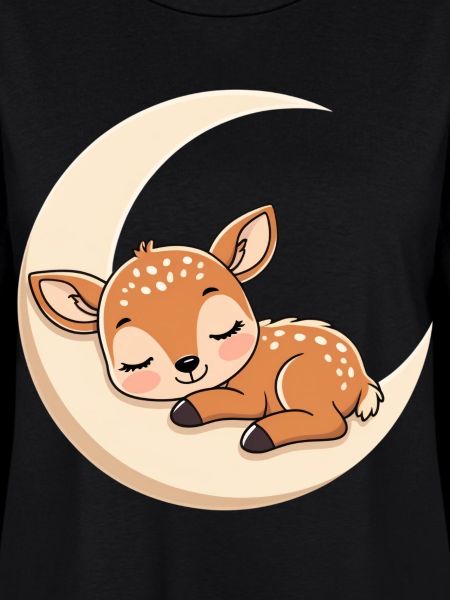 Moon Rest Fawn Sleeping