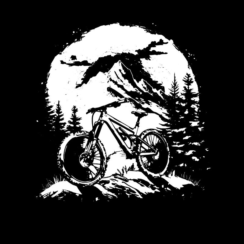 Mountainbiker Grafik