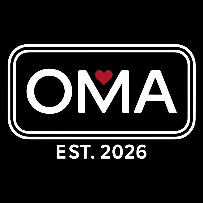 OMA EST. 2026 Stolze Großmutter Ankündigung