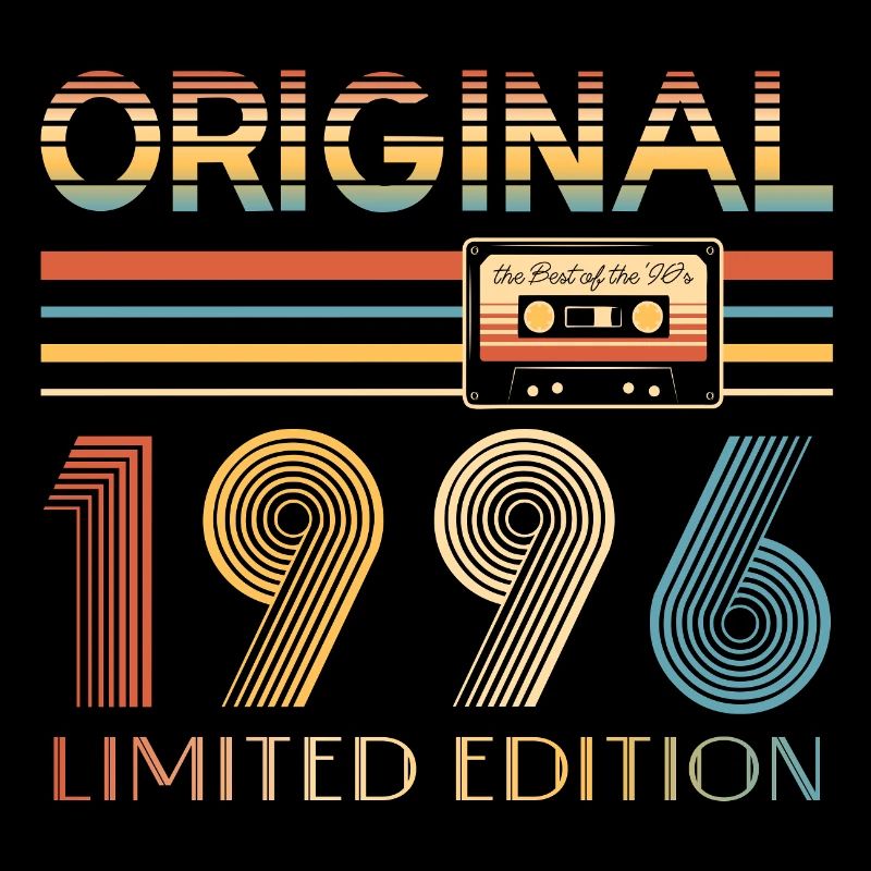 Originales 30-Jahres-Geburtstagsgeschenk von 1996