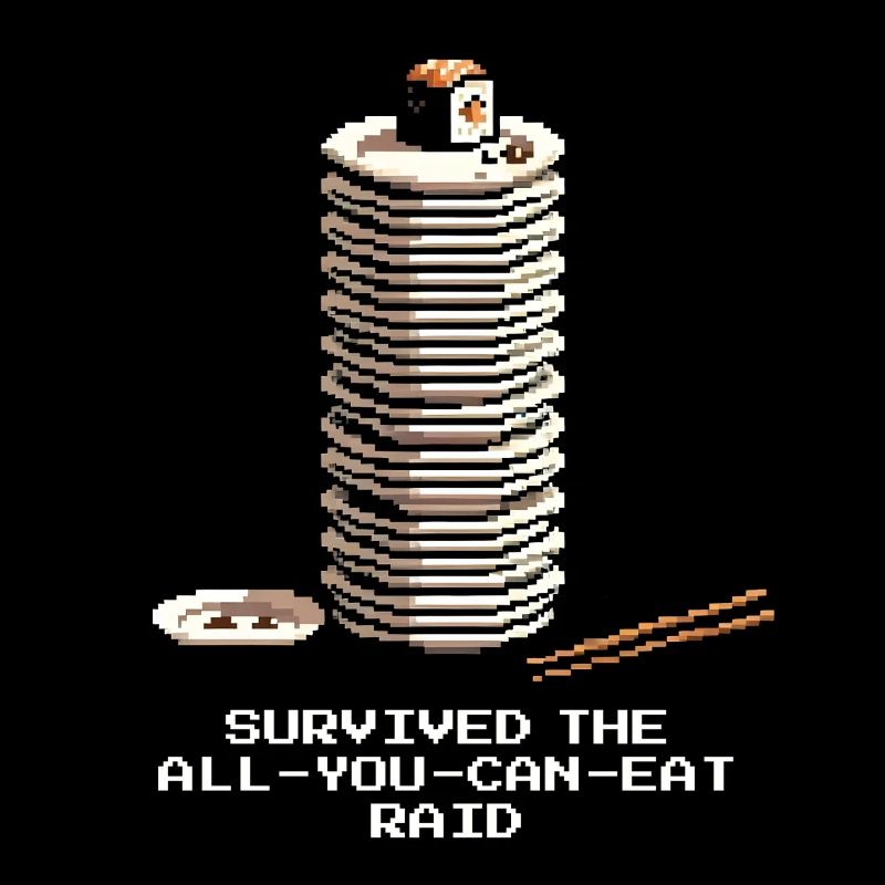 Survived All-You-Can-Eat Raid | Sushi Buffet