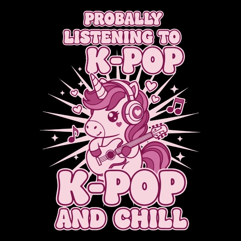 Probablement en train d’écouter du K-Pop et du Chill Unicorn