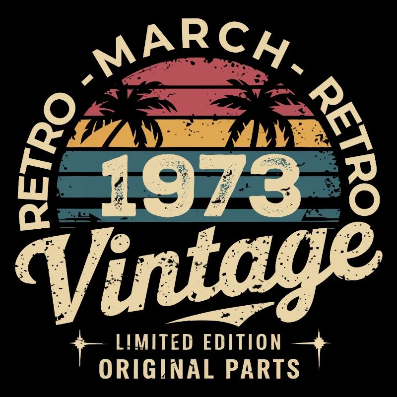 Anniversaire Mars 1973 Édition Limitée Retro March