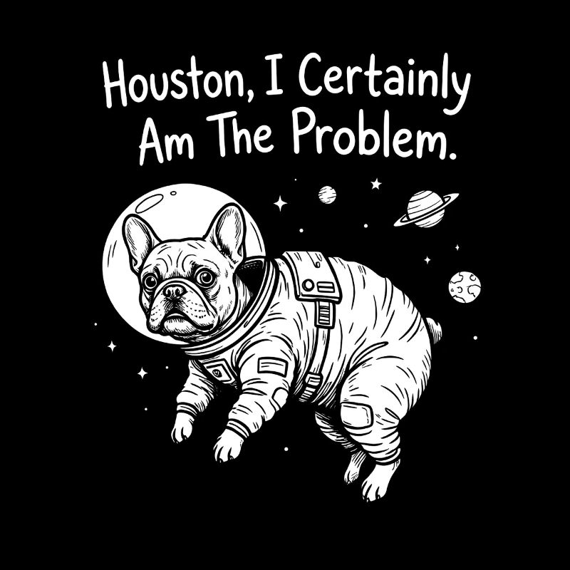 Frenchie dans l’espace – Je suis certainement le problème