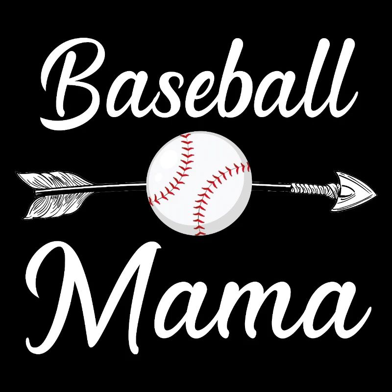 Baseball Mama Cute Mom Baseball Lover