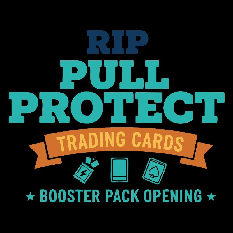 Rip Pull Protect Trading Cards Booster Pack