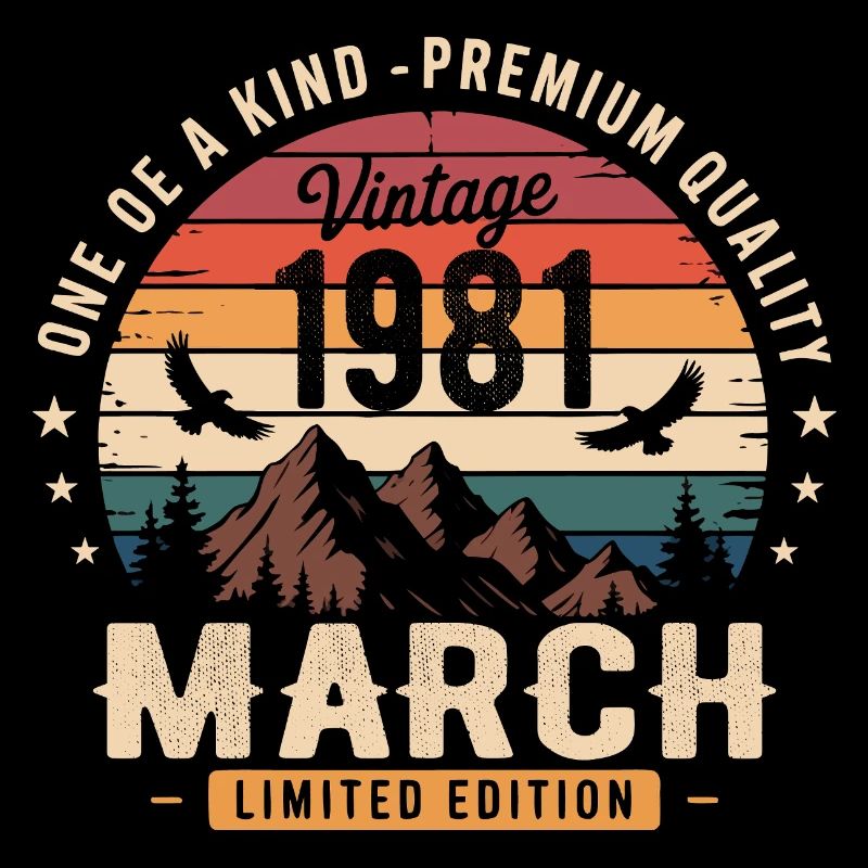 March 1981 45th Anniversary Gift March 1981