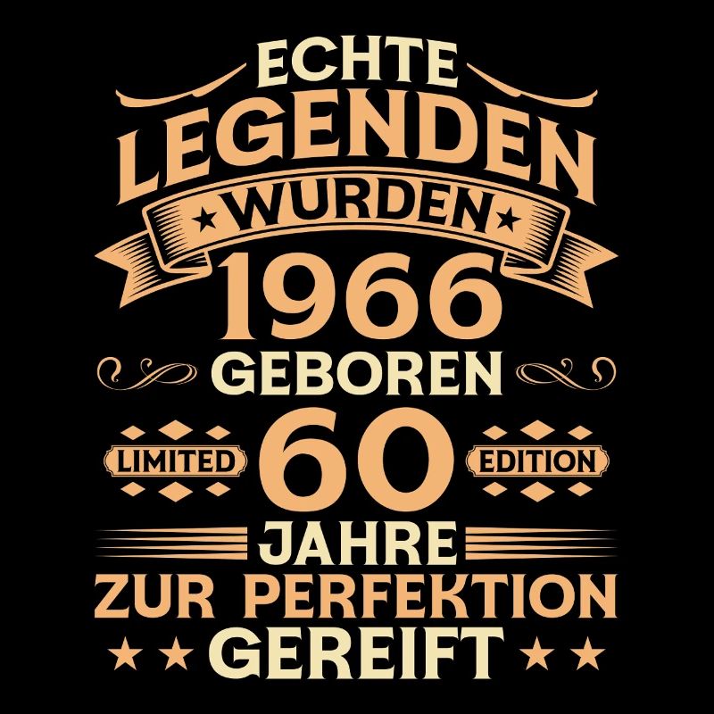 60th Birthday 1966 Vintage Legend Gift