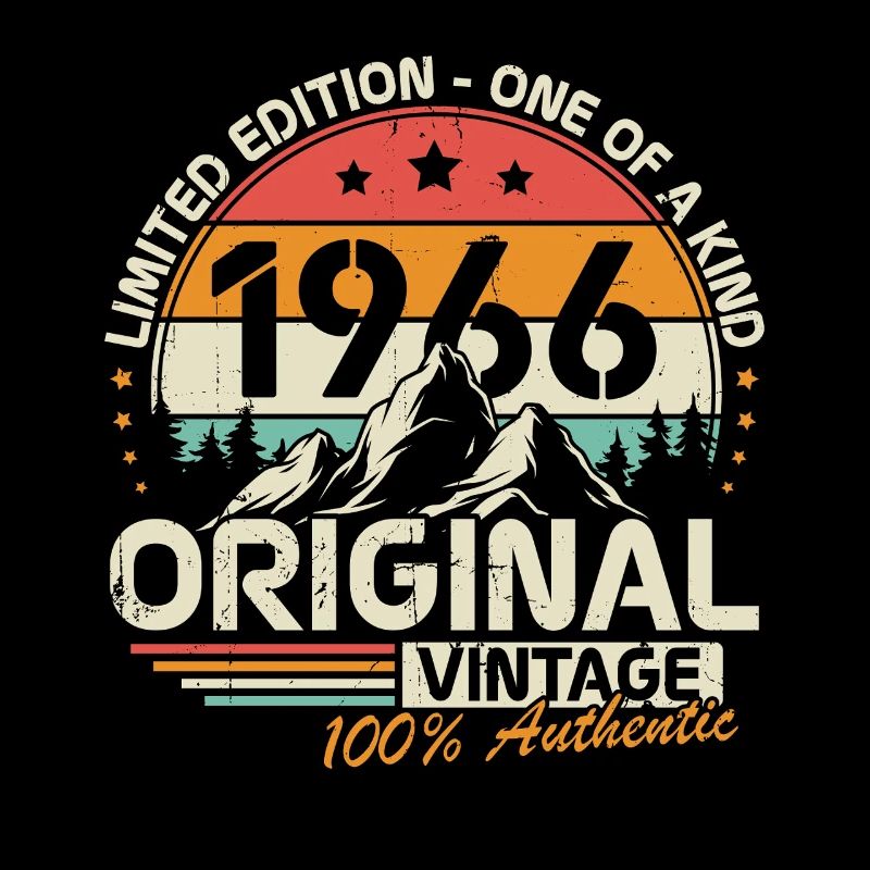 Cadeau d’anniversaire original vintage de 1966