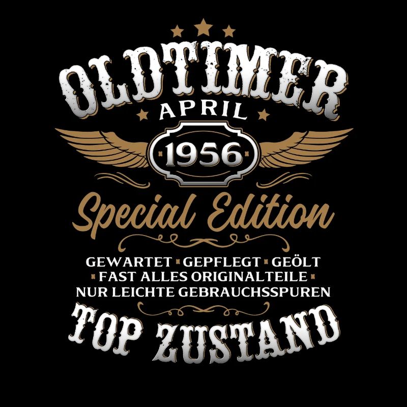 70. Geburtstag Geschenk Mann Oldtimer April 1956