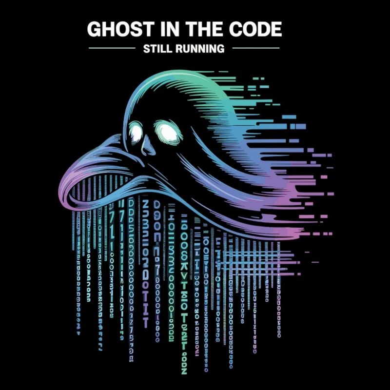 Ghost in the Code T-Shirt Programmierer IT Nerd