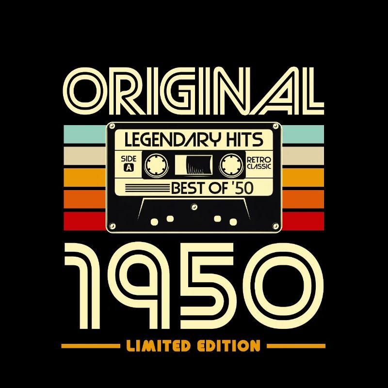 Original 1950 Cassette Retro Édition limitée