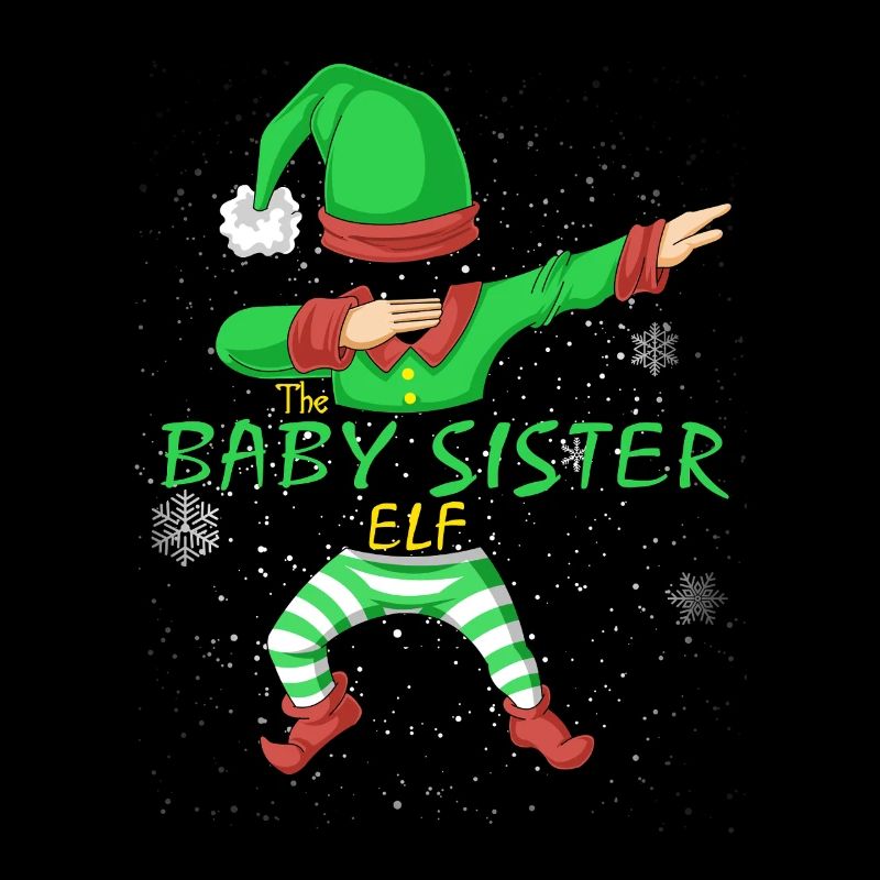 Weihnachtsshirt der kleinen Schwester Elf