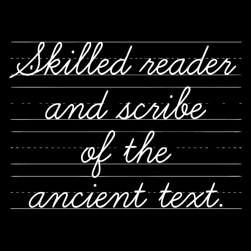 Reader and scribe with a passion for history