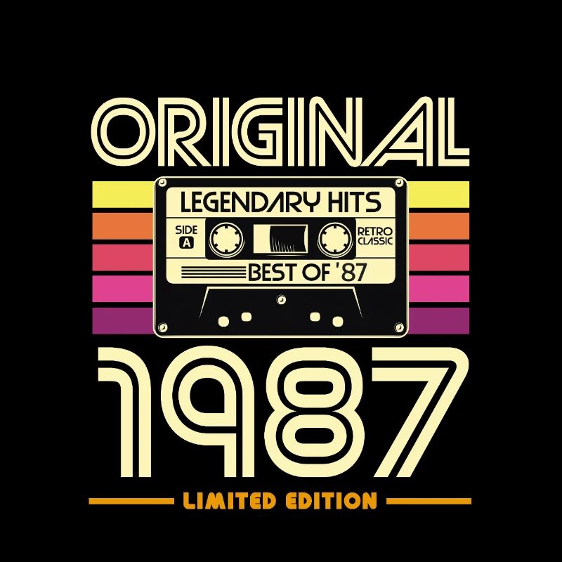 Original 1987 Cassette Retro