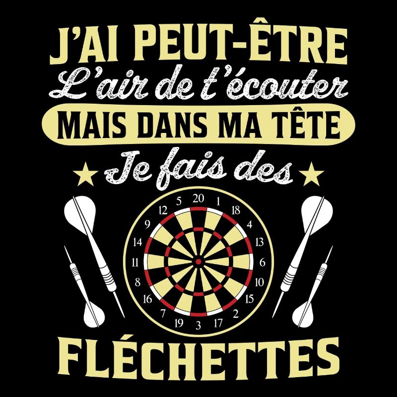  joue aux fléchettes