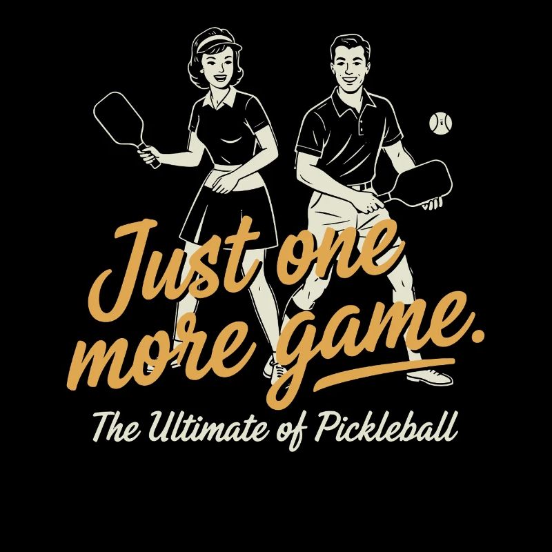 Pickleball Just One More Game Player Love