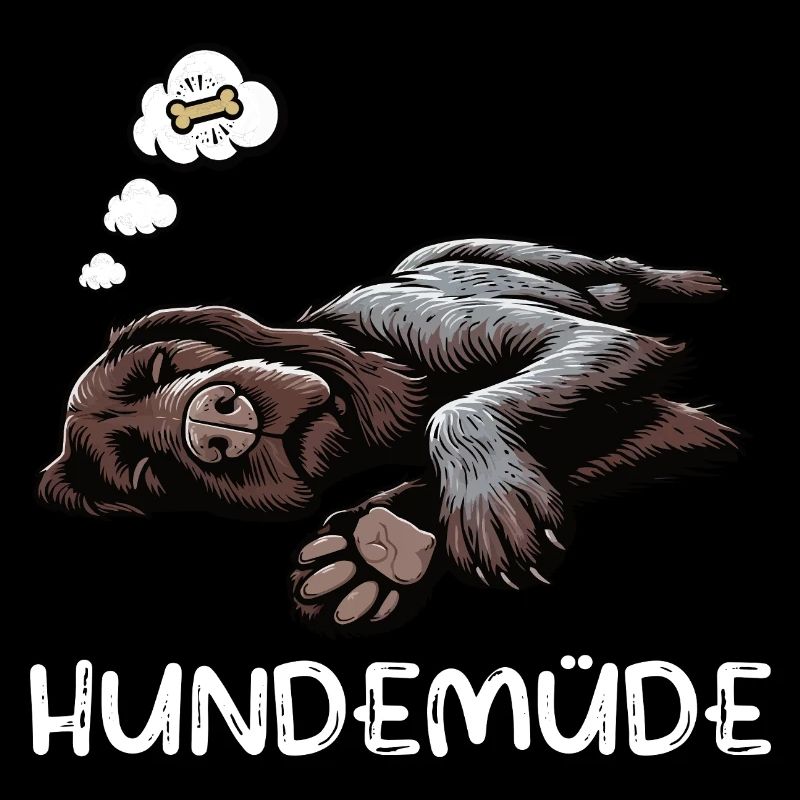 Hundemüde Deutsch Drahthaar drahthaar hunde