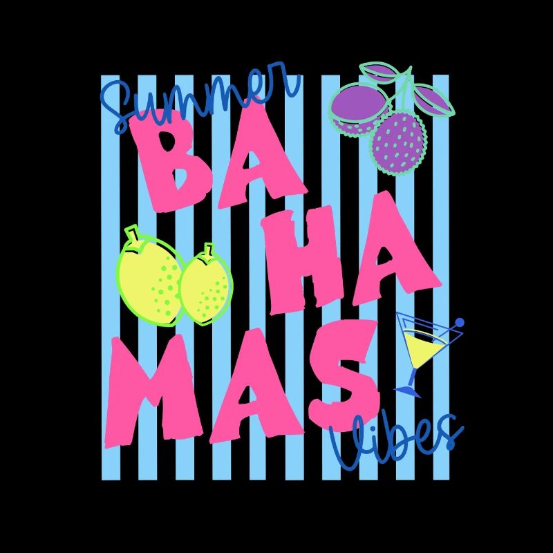 Sommer Bahamas Vibes Tropical Tee