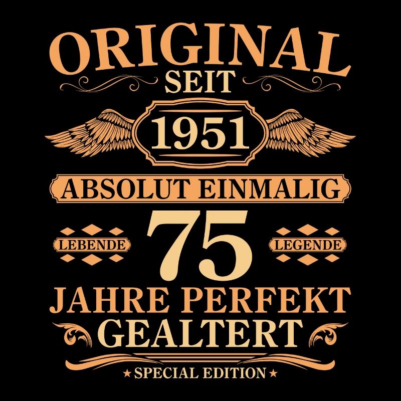 Original seit 1951 Baujahr 75. Geburtstag
