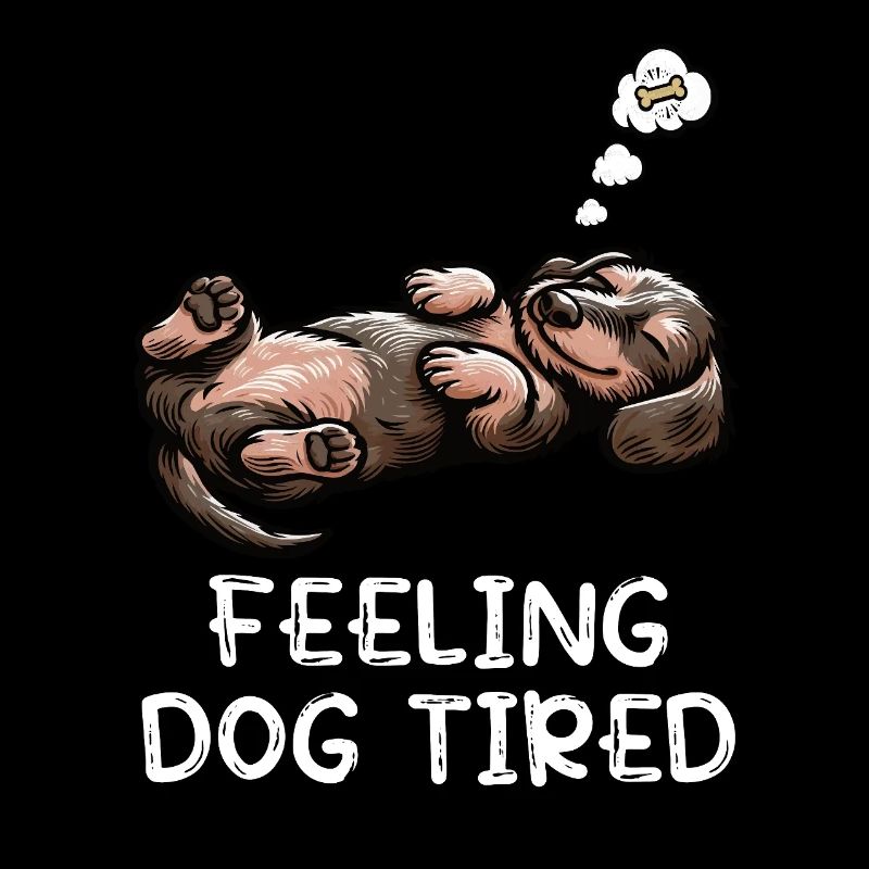 Se sentir fatigué par chien Teckel à poil dur Teckel teckel