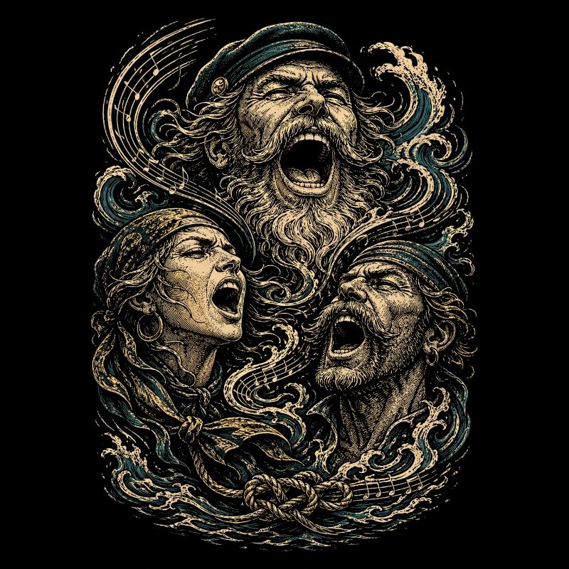 Chansons marines de chœur de bidonvilles