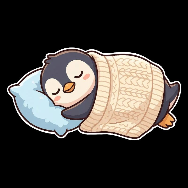 Pinguin Schlafen