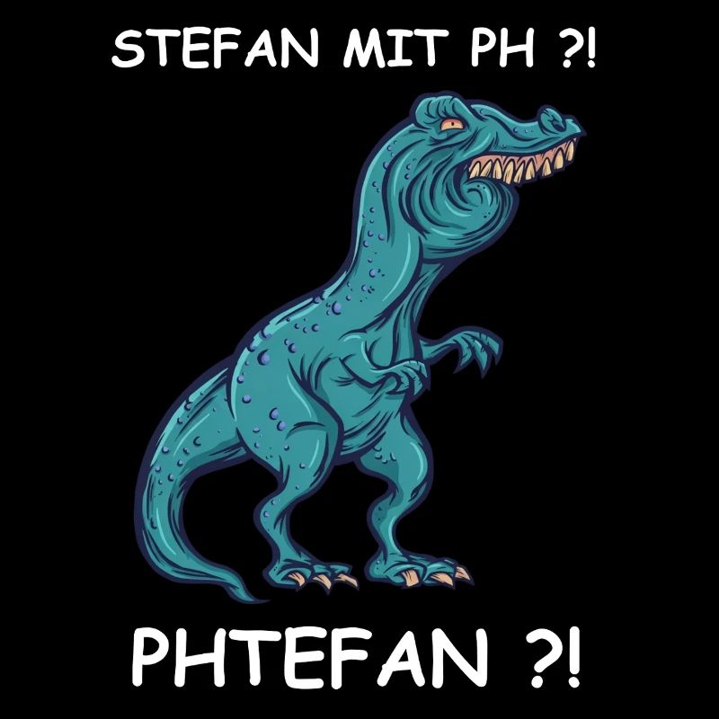 Blauer Dino mit Kick | Stefan