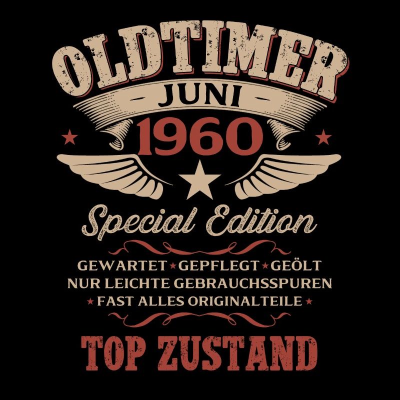66. Geburtstag Geschenk Mann Oldtimer Juni 1960