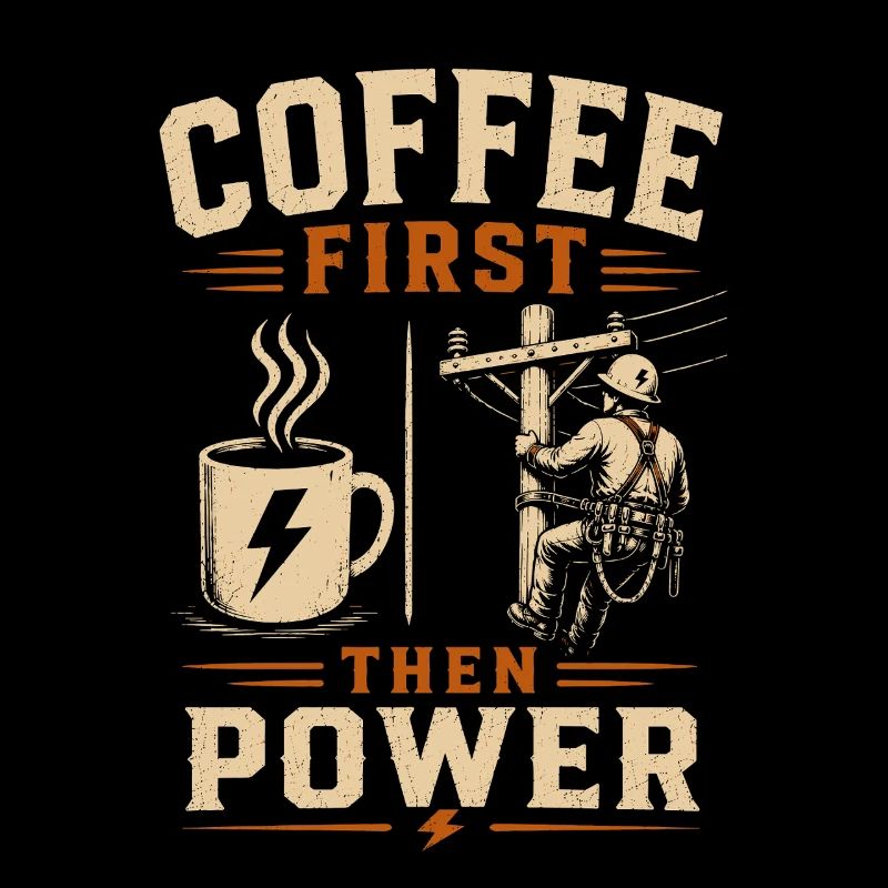 Stromleitung Kaffee Elektriker Technik