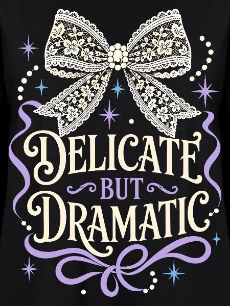 Delicate But Dramatic Bow
