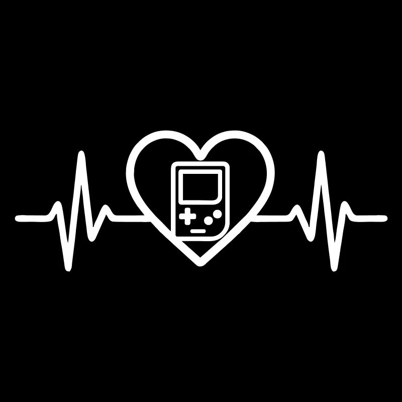 Cœur Rétrogaming – Vintage Handheld Console