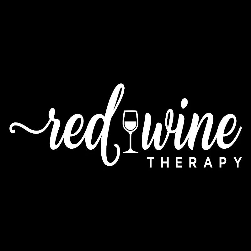 Red Wine Therapy Wine Saying Relaxation