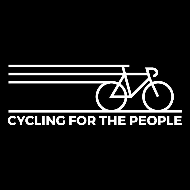 Dynamic Bicycle Line Art Design