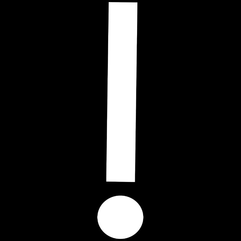 Modèle de modèle de point d’exclamation Modèle